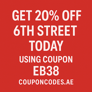 6th Street Discount code today