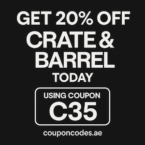 Crate & Barrel Discount code Today