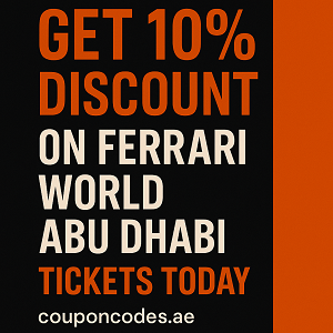 Ferrari World tickets discount today