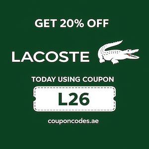 Lacoste Discount code Today